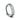 6mm white gold sculpted parallel lines ring