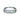 6mm white gold sculpted parallel lines ring