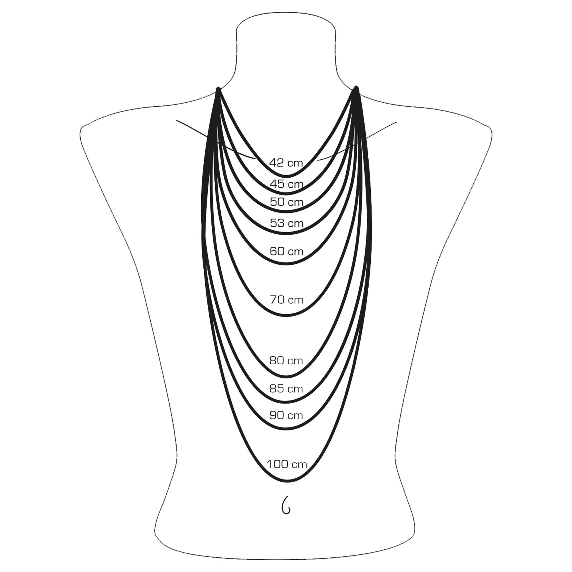 Thomas Sabo 45cm Sterling Silver Dots Chain Necklace