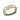 6.5mm yellow gold ring with a swirl finish inlay