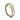 6.5mm yellow gold ring with a swirl finish inlay