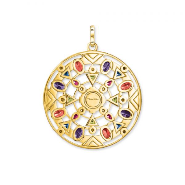 Thomas Sabo Gold Plate Sterling Silver Pendant Amulet