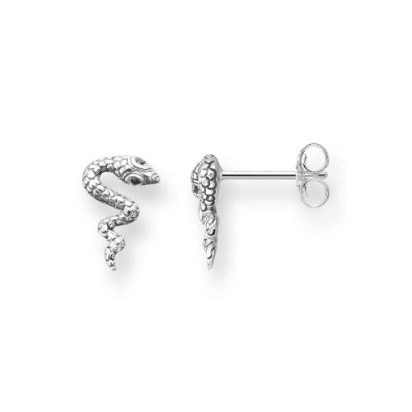 Thomas Sabo Snake Stud Earrings in Sterling Silver