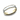 6mm 14 karat yellow and white gold inlay with high polish finish